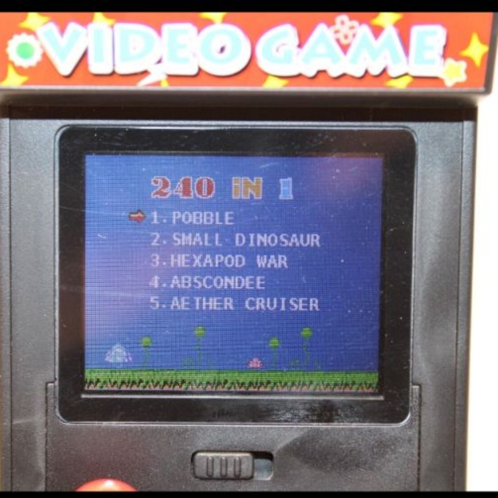 Billboard 8- bit mini arcade video game handheld console
